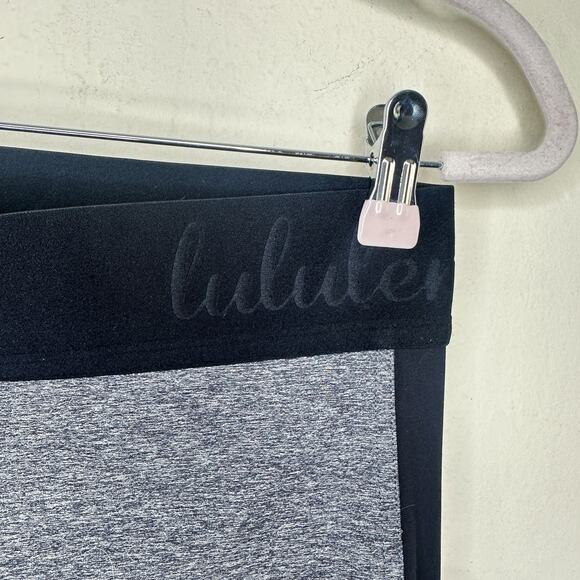 Lululemon Box It Out Tight Heathered Grey Black W5AU7S Luxtreme Leggings 12 - Picture 6 of 16